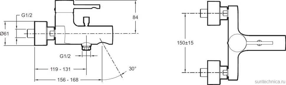 Душевой комплект Смеситель Jacob Delafon Cuff E45532-CP + Гарнитур Citrus E12907-CP