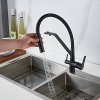 Смеситель для кухни Shevanik S278H черный