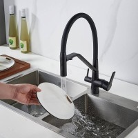 Смеситель для кухни Shevanik S278H черный