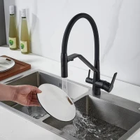 Смеситель для кухни Shevanik S278H черный Смеситель для кухни Shevanik S278H черный