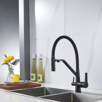 Смеситель для кухни Shevanik S278H черный