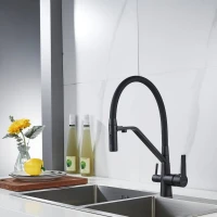 Смеситель для кухни Shevanik S278H черный Смеситель для кухни Shevanik S278H черный