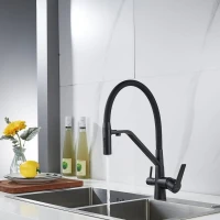 Смеситель для кухни Shevanik S278H черный Смеситель для кухни Shevanik S278H черный