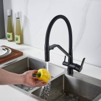 Смеситель для кухни Shevanik S278H черный