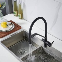 Смеситель для кухни Shevanik S278H черный