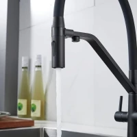 Смеситель для кухни Shevanik S278H черный Смеситель для кухни Shevanik S278H черный