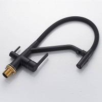 Смеситель для кухни Shevanik S278H черный