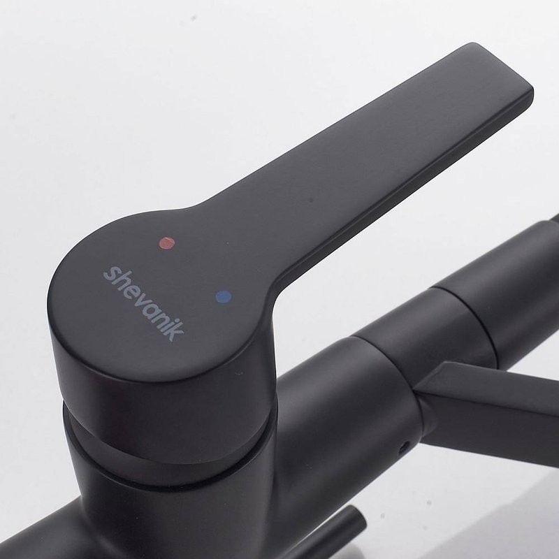 Смеситель для кухни Shevanik S278H черный