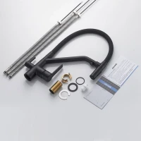 Смеситель для кухни Shevanik S278H черный Смеситель для кухни Shevanik S278H черный