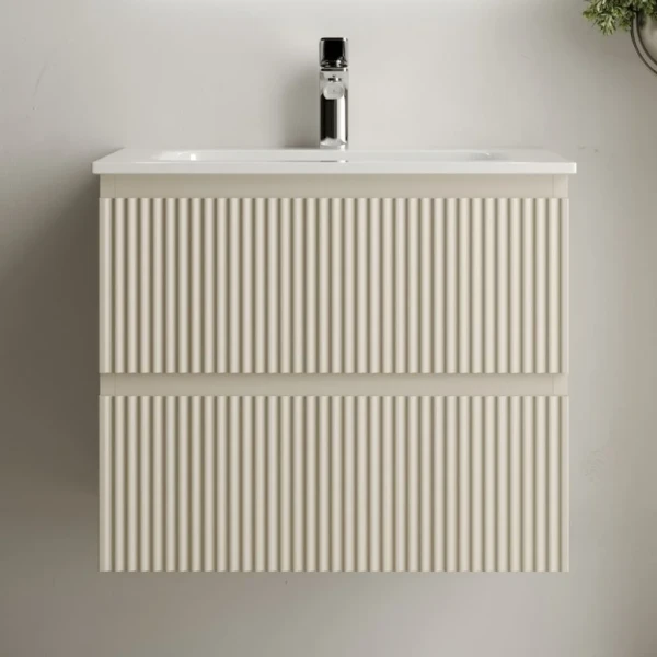 Тумба с раковиной Sancos Snob R 60 см, beige soft