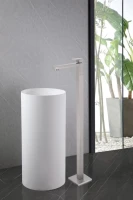 Напольный смеситель для раковины Abber Daheim AF8241SP С ВНУТРЕННЕЙ ЧАСТЬЮ, сатин