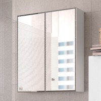 Зеркало-шкаф Style Line Амарант 60 белое