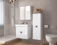 Зеркало-шкаф Style Line Амарант 60 белое