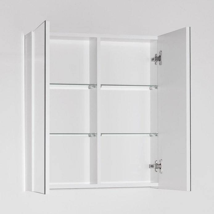 Зеркало-шкаф Style Line Амарант 60 белое