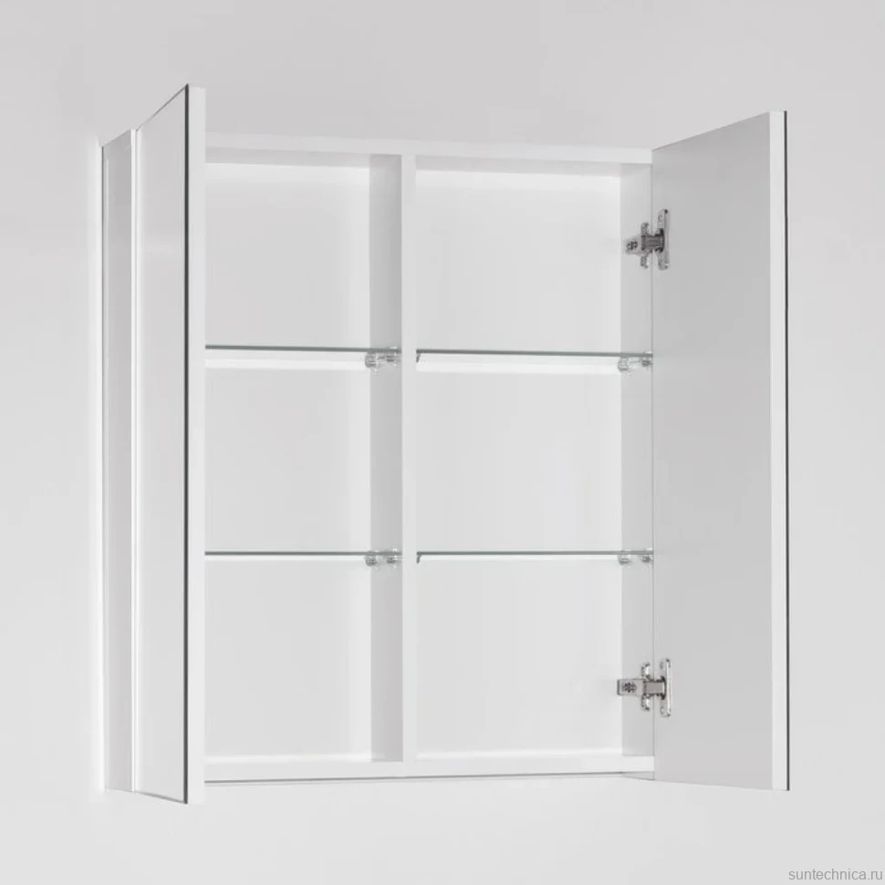 Зеркало-шкаф Style Line Амарант 60 белое