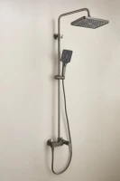 Душевая стойка BELZ B715 B24715-3 оружейная сталь Душевая стойка BELZ B715 B24715-3 оружейная сталь