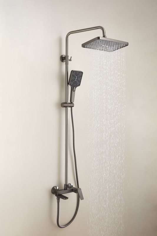 Душевая стойка BELZ B715 B24715-3 оружейная сталь