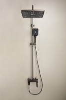 Душевая стойка BELZ B715 B24715-3 оружейная сталь