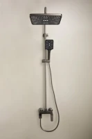 Душевая стойка BELZ B715 B24715-3 оружейная сталь Душевая стойка BELZ B715 B24715-3 оружейная сталь