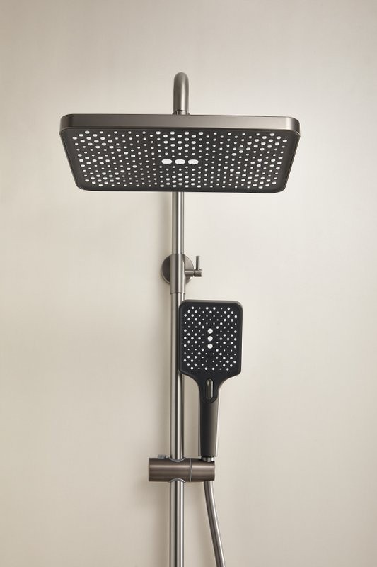 Душевая стойка BELZ B715 B24715-3 оружейная сталь