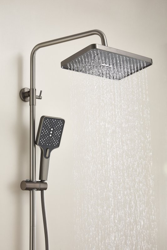 Душевая стойка BELZ B715 B24715-3 оружейная сталь