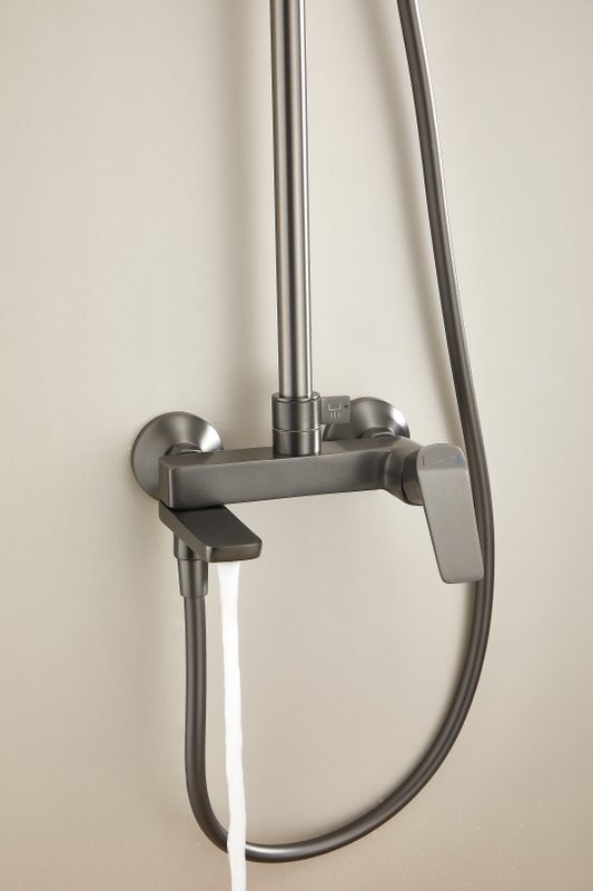 Душевая стойка BELZ B715 B24715-3 оружейная сталь