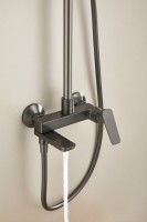 Душевая стойка BELZ B715 B24715-3 оружейная сталь