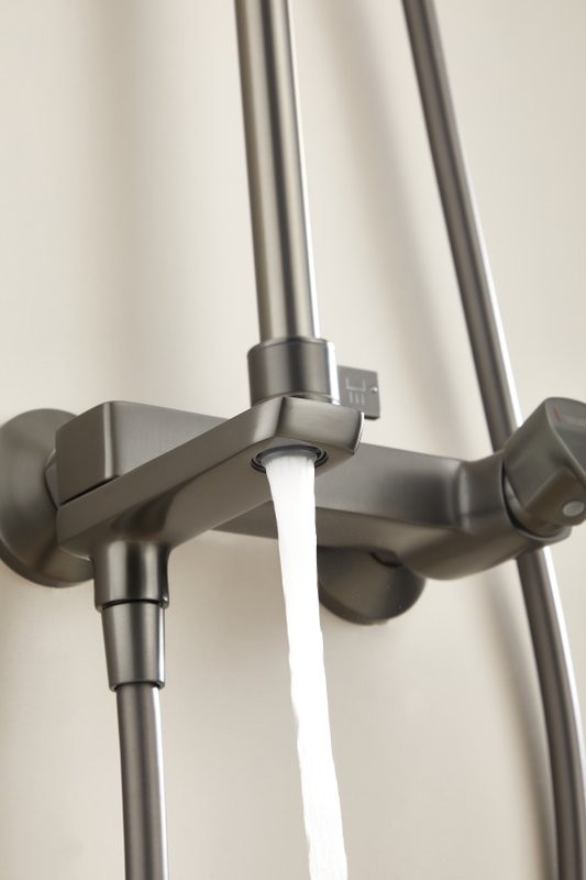 Душевая стойка BELZ B715 B24715-3 оружейная сталь