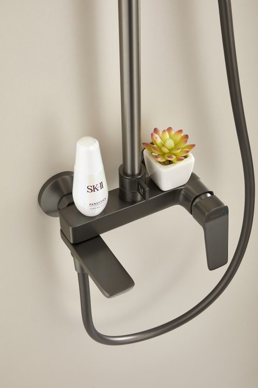 Душевая стойка BELZ B715 B24715-3 оружейная сталь