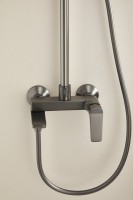 Душевая стойка BELZ B715 B24715-3 оружейная сталь