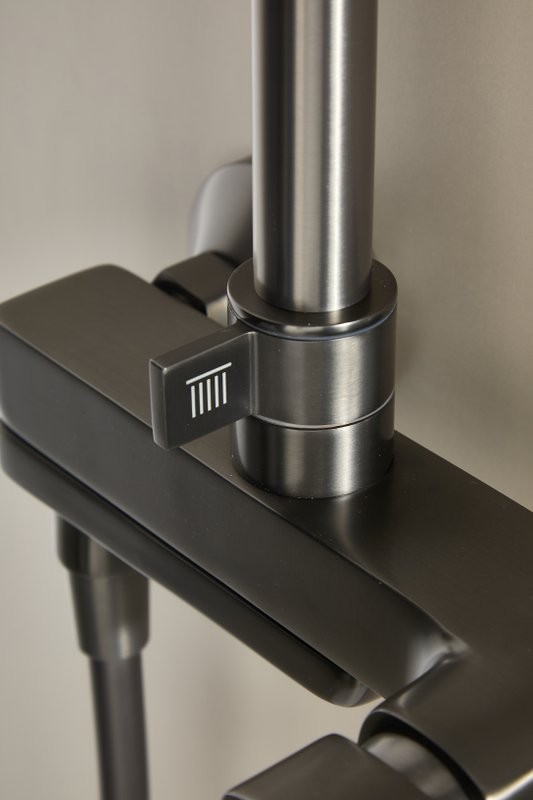 Душевая стойка BELZ B715 B24715-3 оружейная сталь