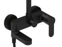 Комплект для ванной Paffoni Light KITZCOL632NO006 С ВНУТРЕННЕЙ ЧАСТЬЮ, черный матовый