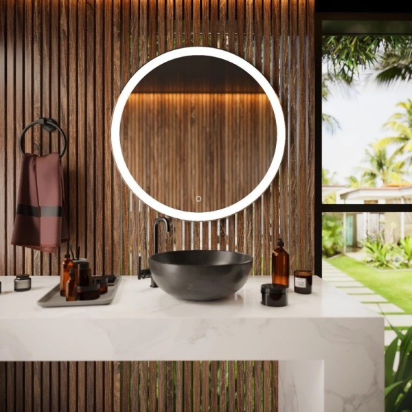 Зеркало круглое Mixline Мия 70 с подсветкой