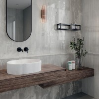 Накладная раковина KERAMA MARAZZI Vento 51 матовая белая, овальная, фаянс