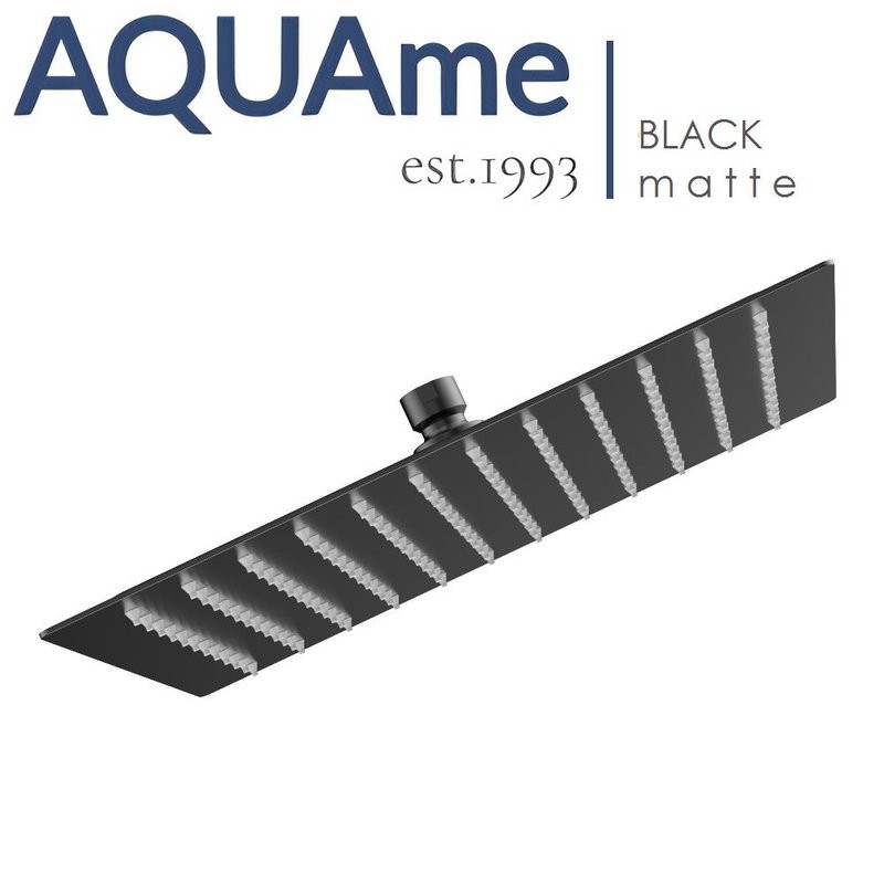 Верхний душ AQUAme Savona с черным покрытием AQM8607MB