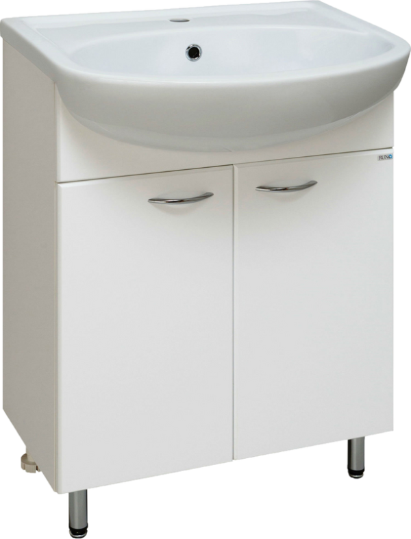 Тумба под раковину Runo Уют 55 белая