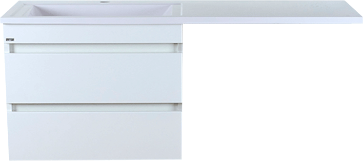 Тумба с раковиной Misty Фостер 55 подвесная, под стиральную машину L