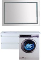 Тумба с раковиной Misty Фостер 55 подвесная, под стиральную машину L