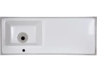Тумба с раковиной Misty Фостер 55 подвесная, под стиральную машину L