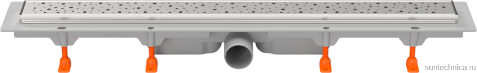Душевой трап (лоток) MCH Chudej Drops CH950/50DN 95 см, решетка хром, с сифоном