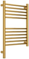 Полотенцесушитель электрический Сунержа Богема 3.1 03-6004-6040 70x45 см, подключение слева, золото, лесенка