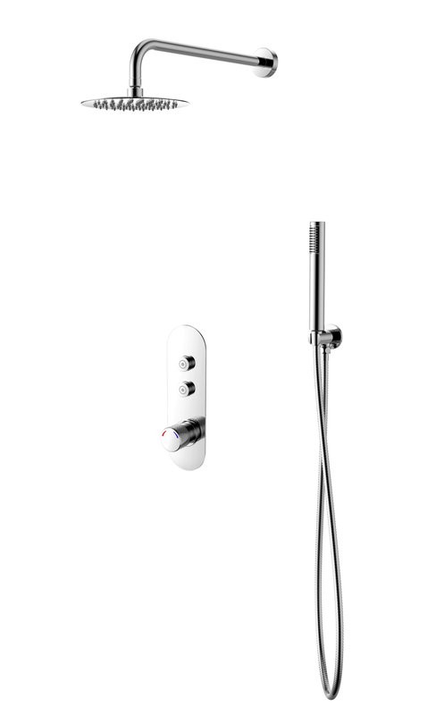 Душевой комплект SantiLine SL-9016 хром, С ВНУТРЕННЕЙ ЧАСТЬЮ