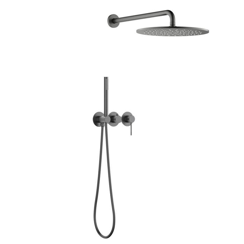 Душевой комплект Timo Saona SX-2349/18SM С ВНУТРЕННЕЙ ЧАСТЬЮ, черное золото