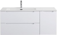Мебель для ванной комнаты BelBagno Etna 120 L 2 ящика, дверца, bianco lucido