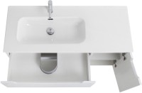 Мебель для ванной комнаты BelBagno Etna 120 L 2 ящика, дверца, bianco lucido