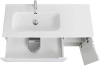 Мебель для ванной комнаты BelBagno Etna 120 L 2 ящика, дверца, bianco lucido
