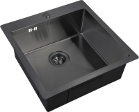 Мойка кухонная Zorg Inox PVD 5151 grafit