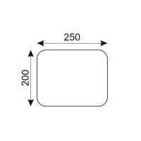 Верхний душ Bronze de Luxe QUADRO 1916, белый/хром Верхний душ Bronze de Luxe QUADRO 1916, белый/хром