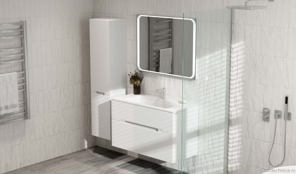 Зеркало Jorno Modul 100, с подсветкой