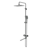 Душевая стойка AQUATEK Ника AQ2840BGM оружейная сталь Душевая стойка AQUATEK Ника AQ2840BGM оружейная сталь